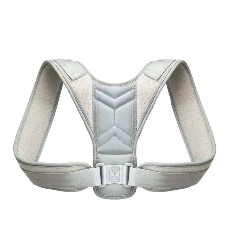Correcteur de posture dorsale gris