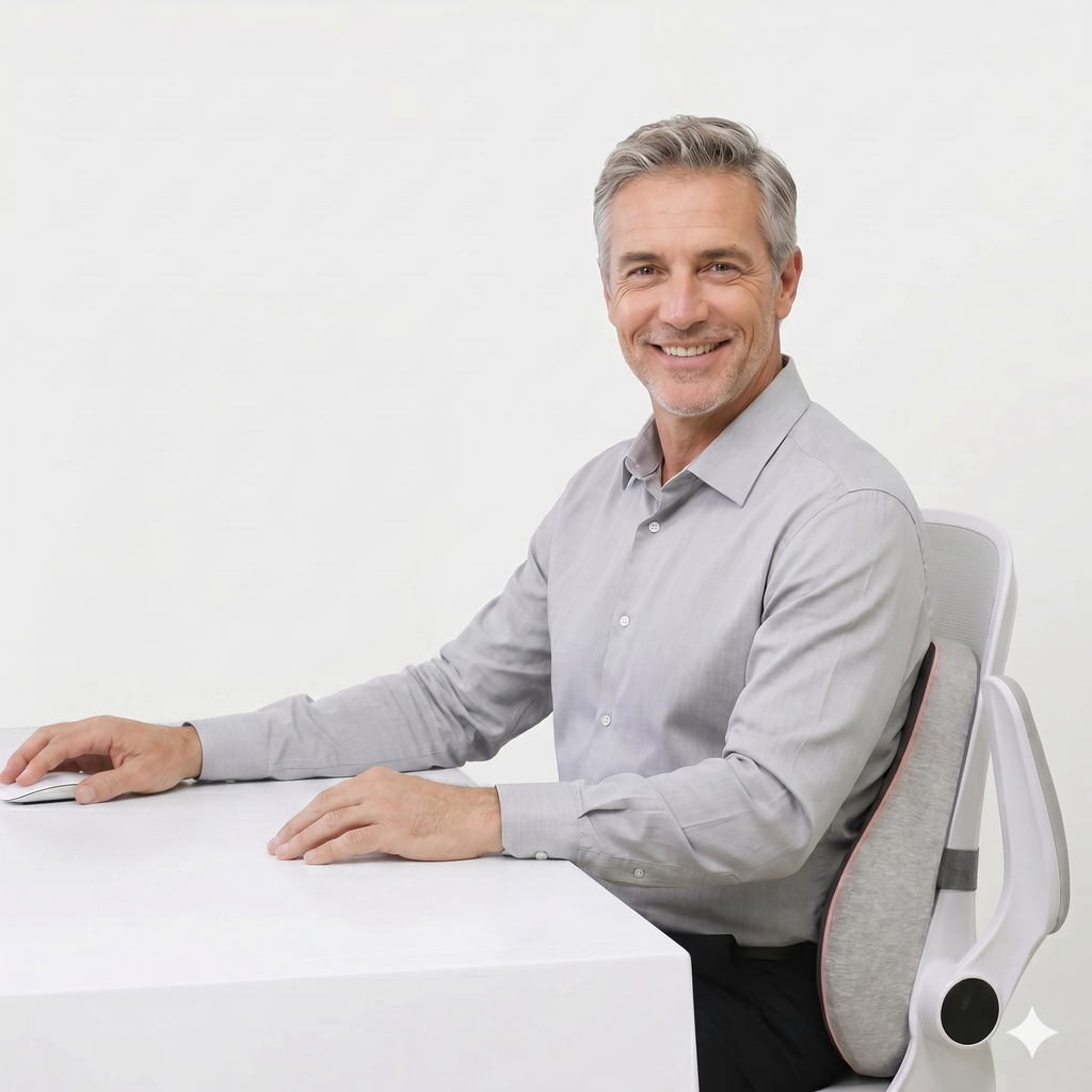 Coussin cale dos ergonomique homme 