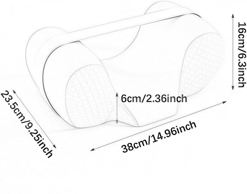 Oreiller cervical ergonomique -dimension