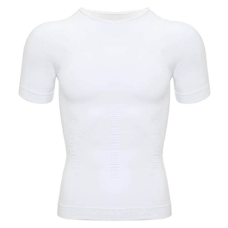 Tee shirt correcteur de posture coloris blanc