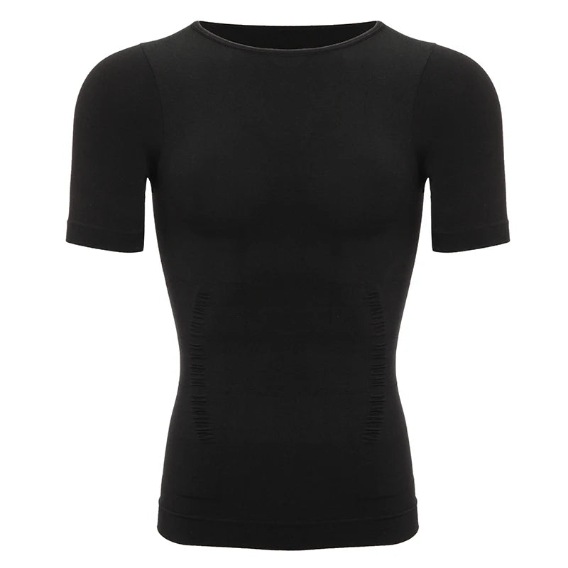 Tee shirt correcteur de posture en noir