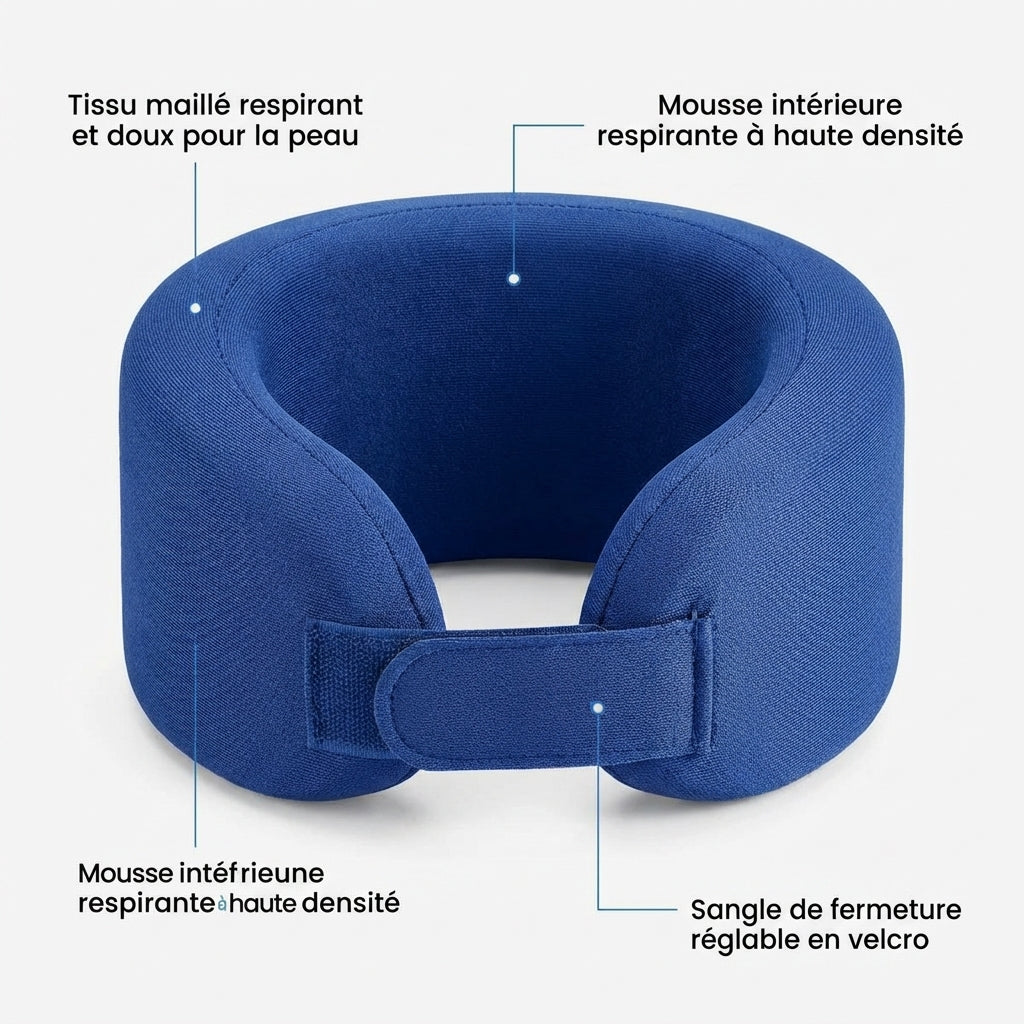 Collier pour arthrose cervical vue de dos