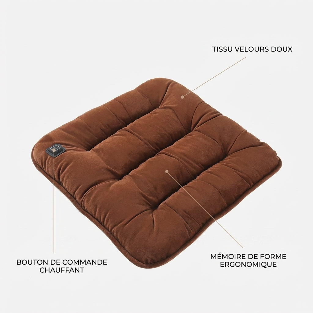 Coussin chauffant pour dos vue de face Image
