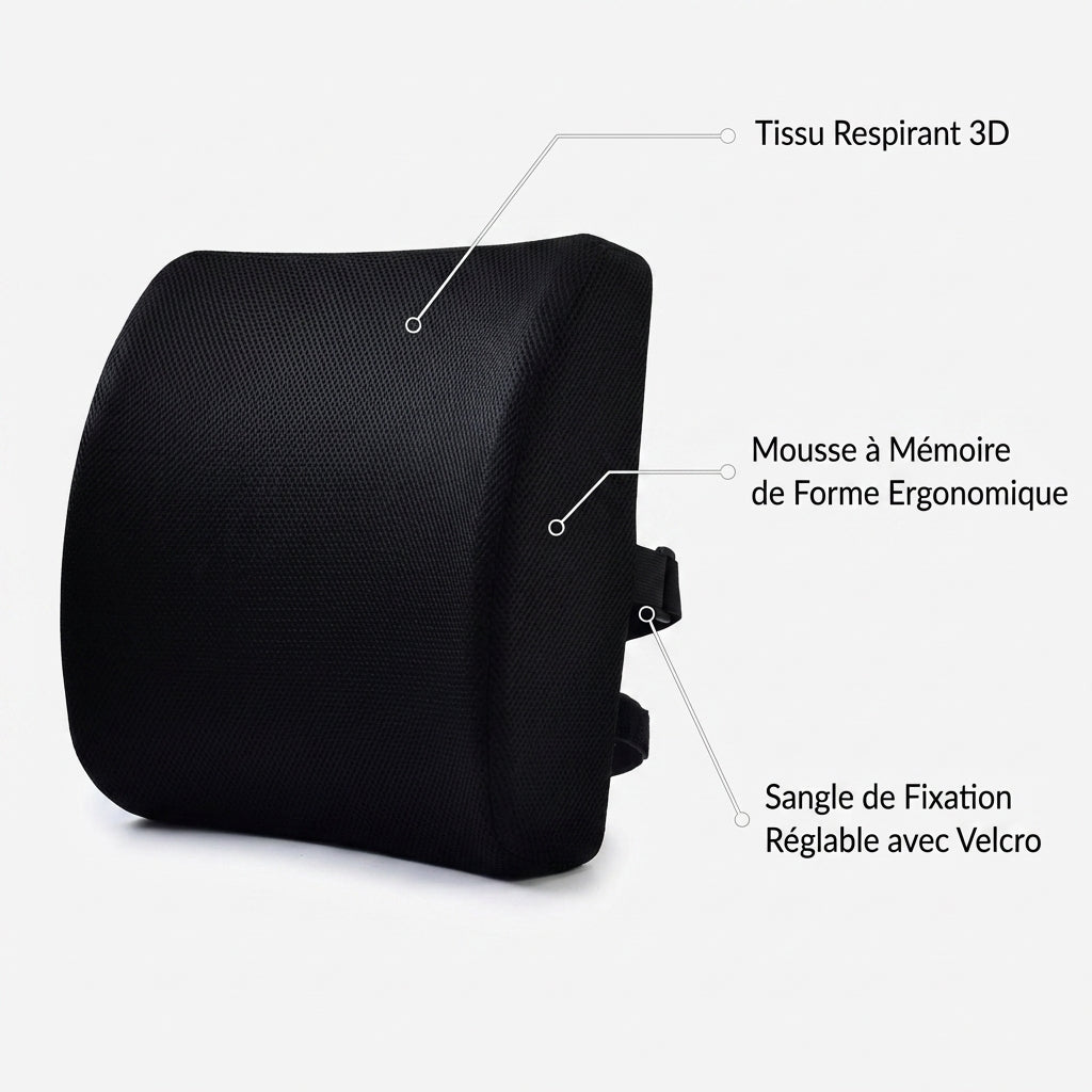 Coussin médical pour dos vue de face Image